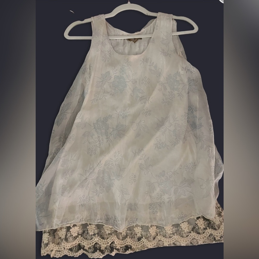 Carla Conti Euro Silk Cream Top